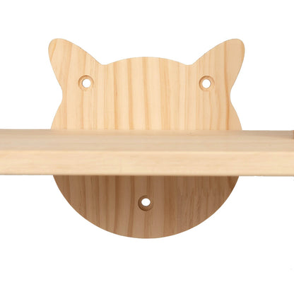 Catitude Wall-Mounted Cat Scratching Pad with Hammock, Perches, and Durable Wood Construction for Small to Large Cats