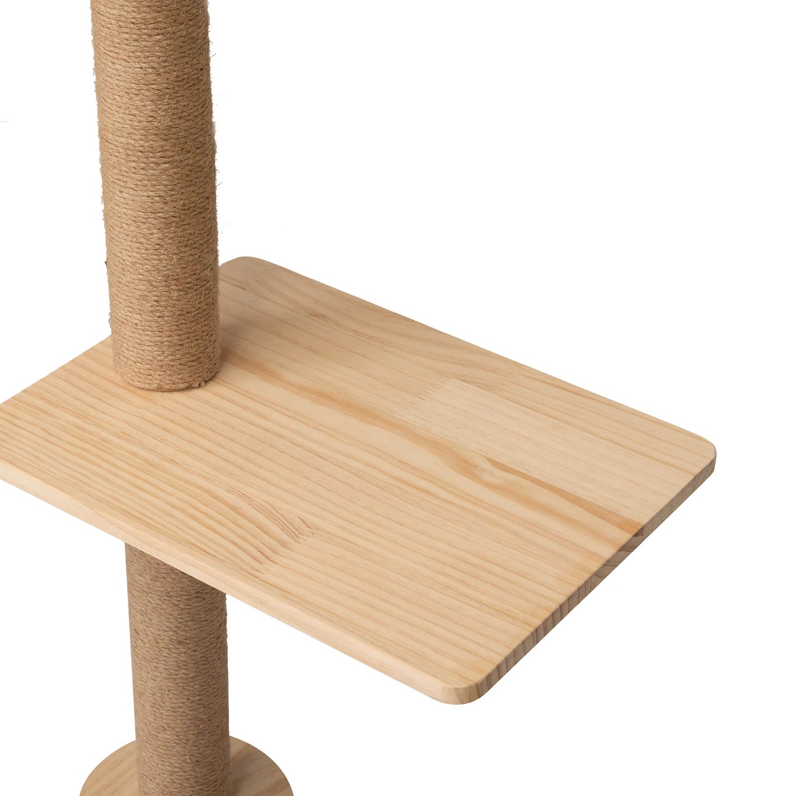 Catitude Wall-Mounted Cat Scratching Pad with Hammock, Perches, and Durable Wood Construction for Small to Large Cats
